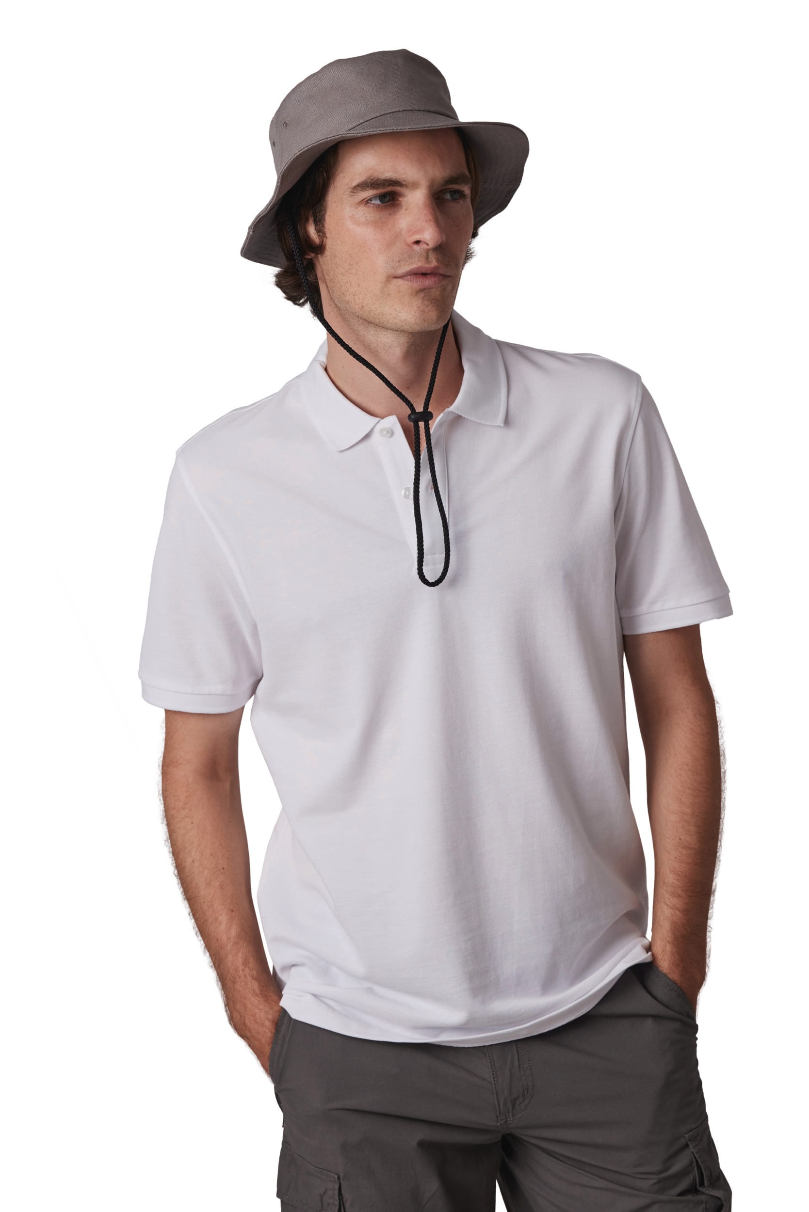 Bob in de stijl van een bucket hat