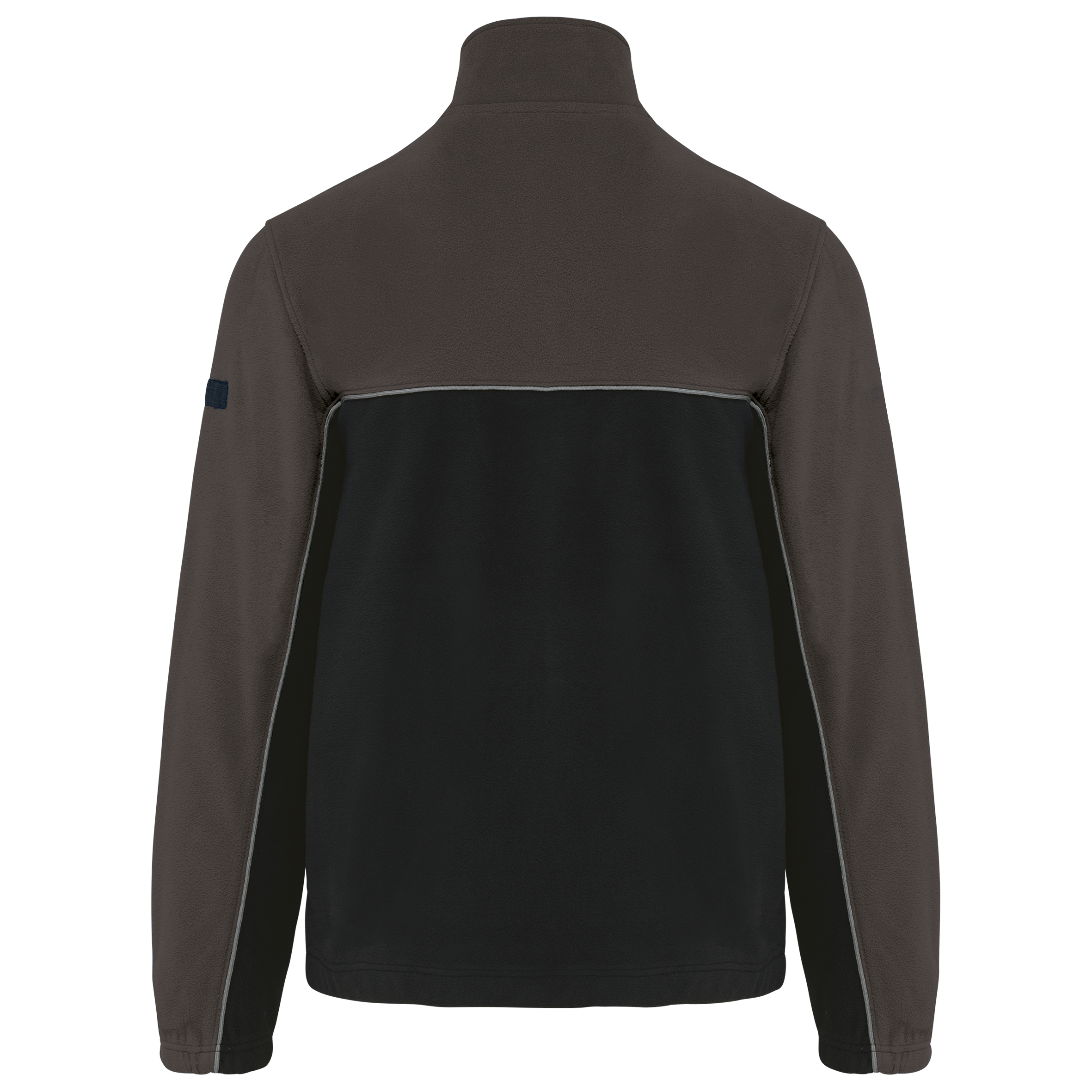 Tweekleurig ecologisch uniseks fleecevest