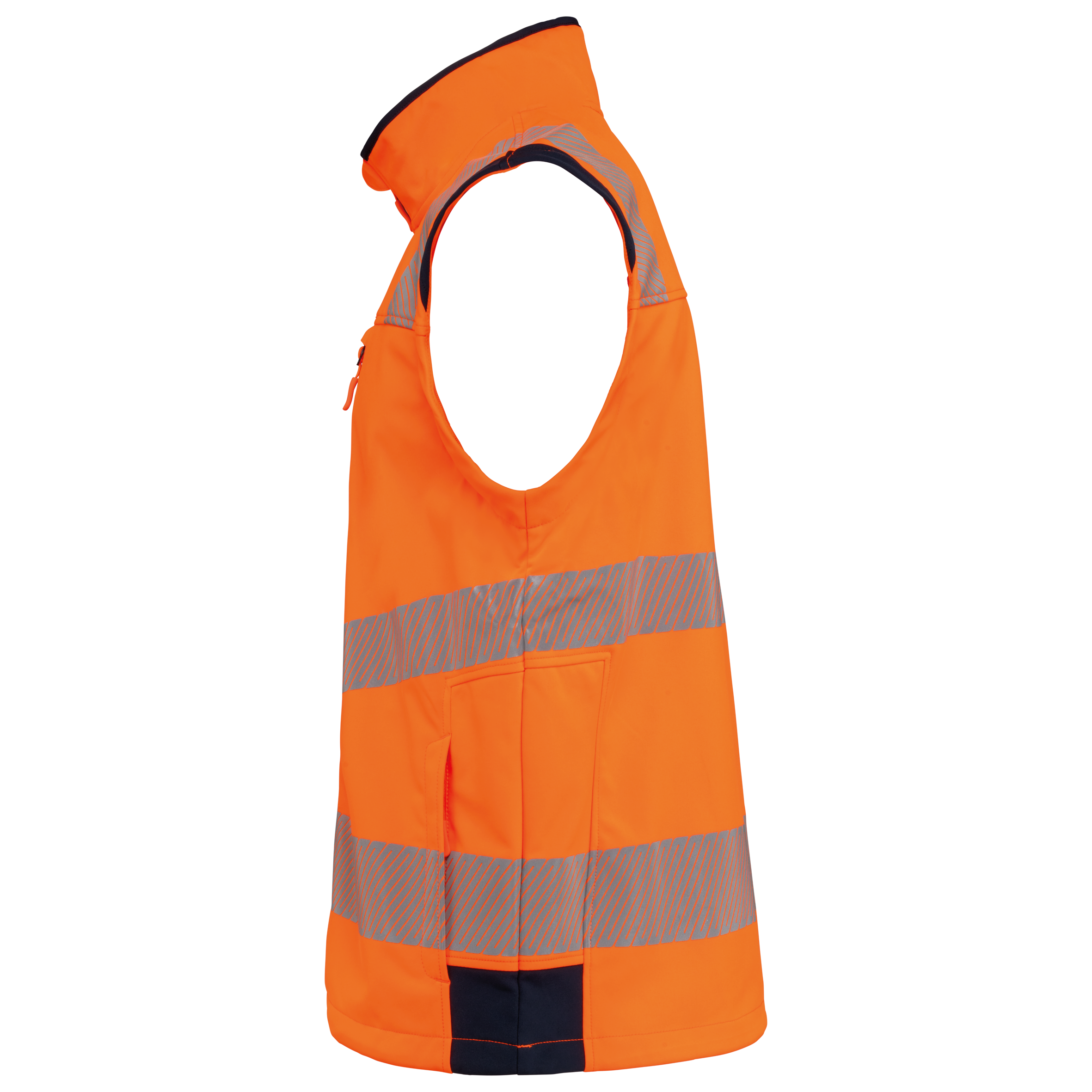 Gerecycled softshell met afneembare mouwen