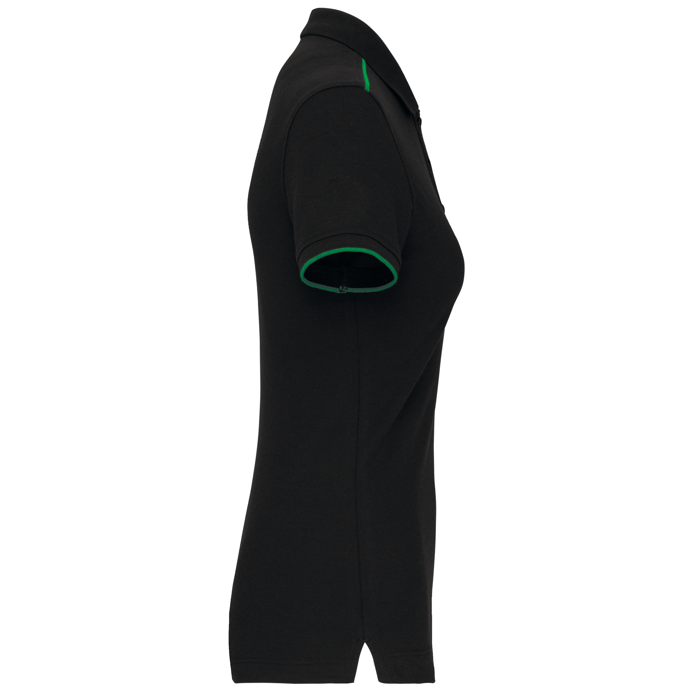 Contrasterende damespolo Day To Day korte mouwen