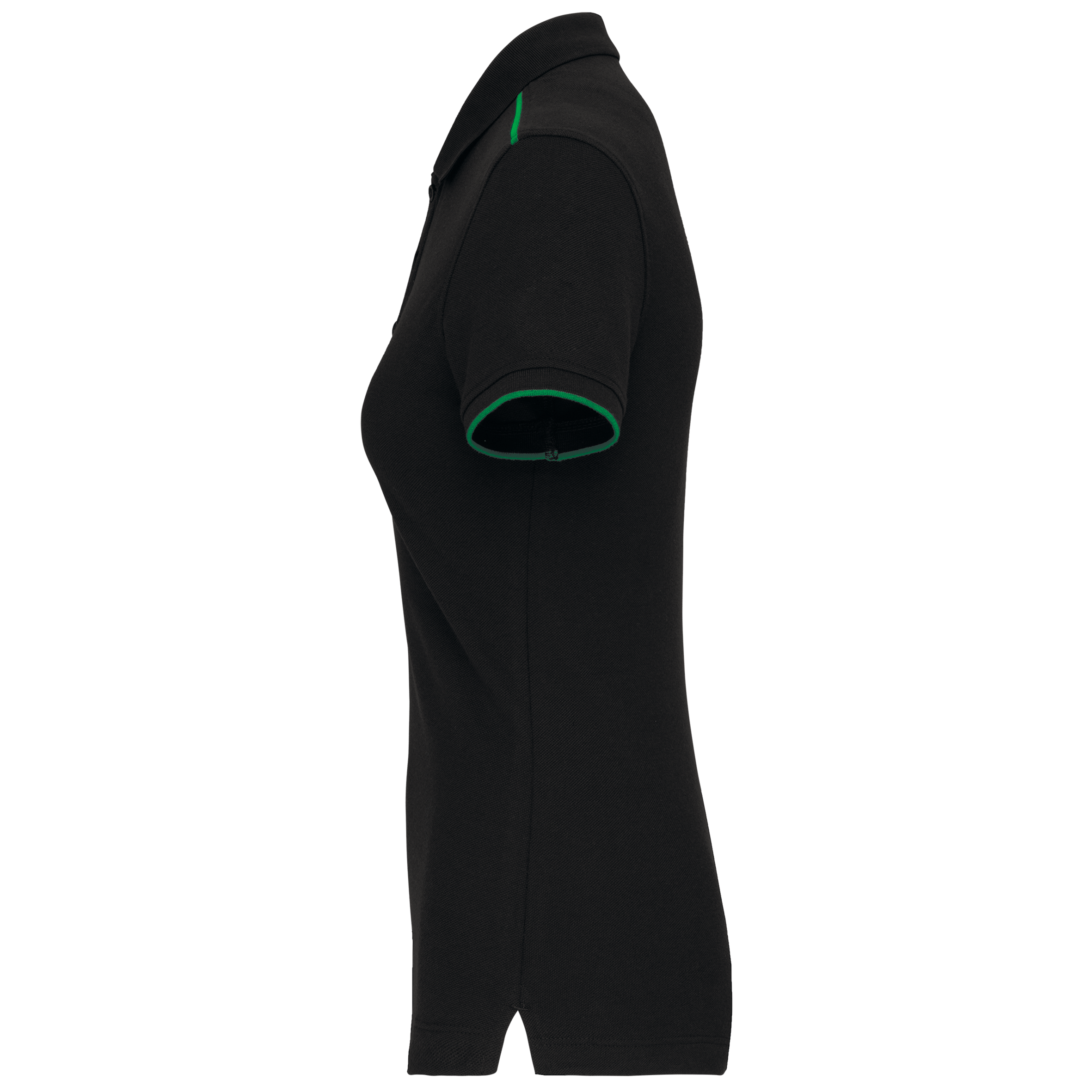 Contrasterende damespolo Day To Day korte mouwen