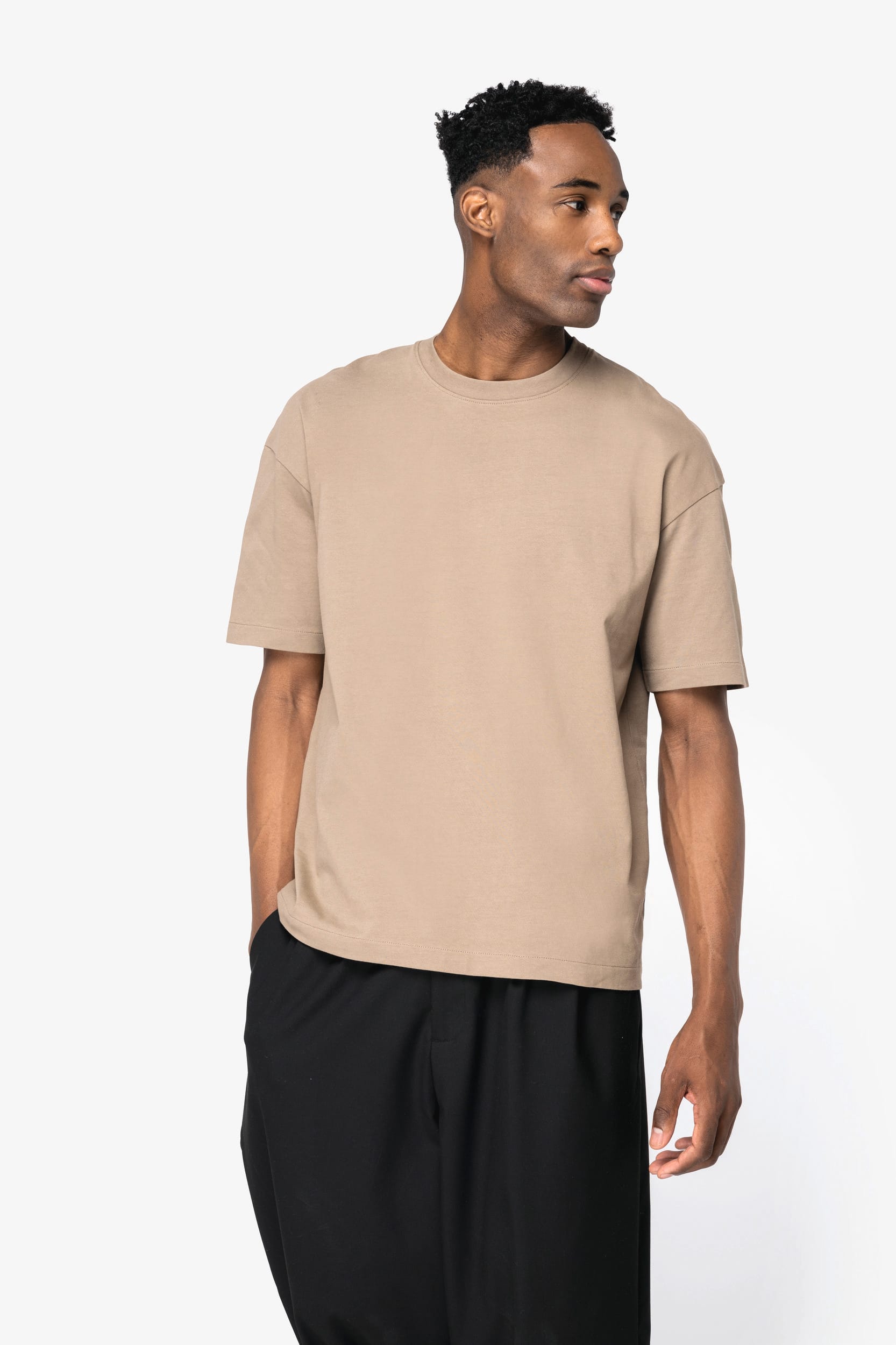 Ecologisch oversized heren-T-shirt