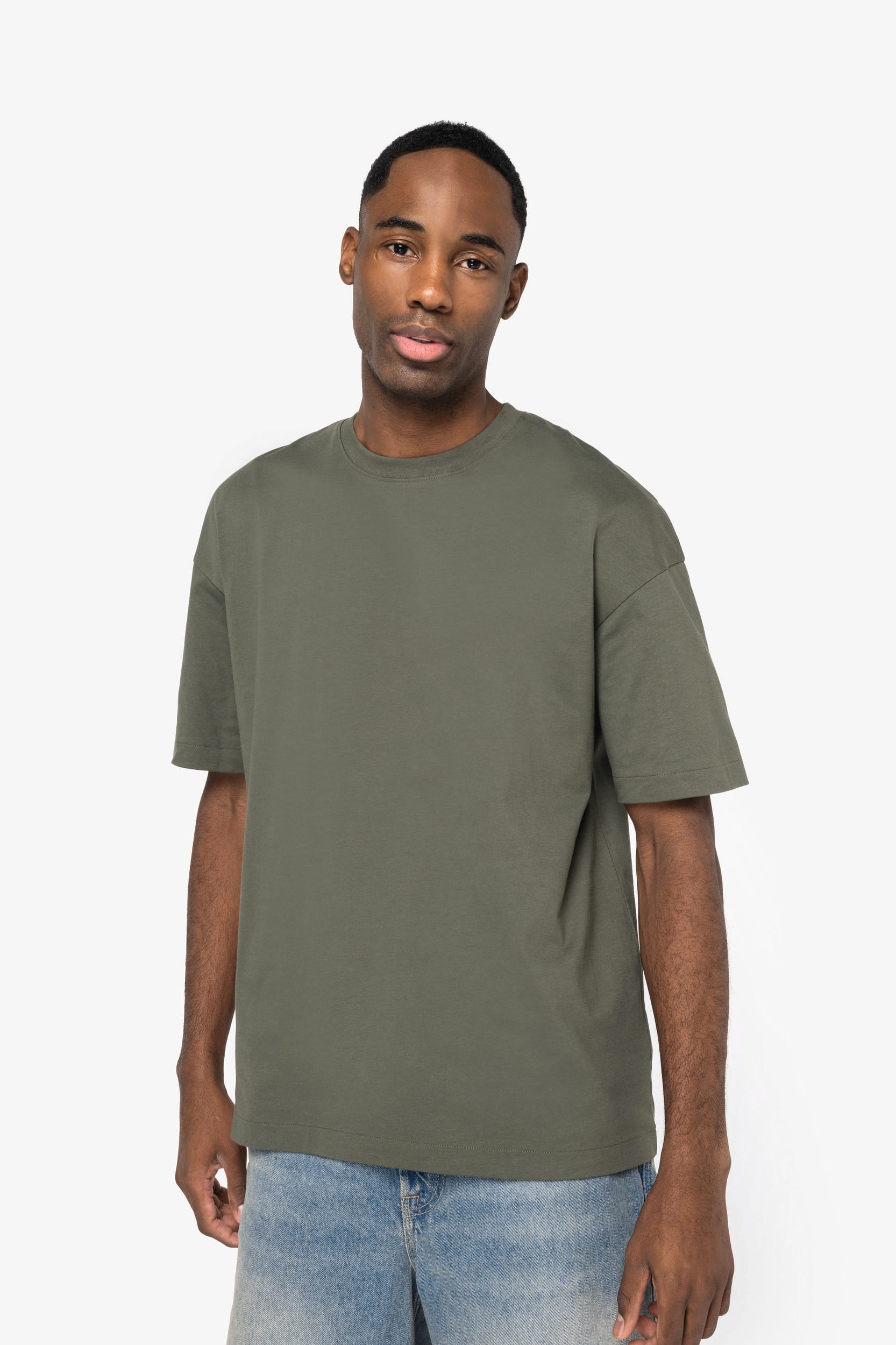 Ecologisch oversized heren-T-shirt