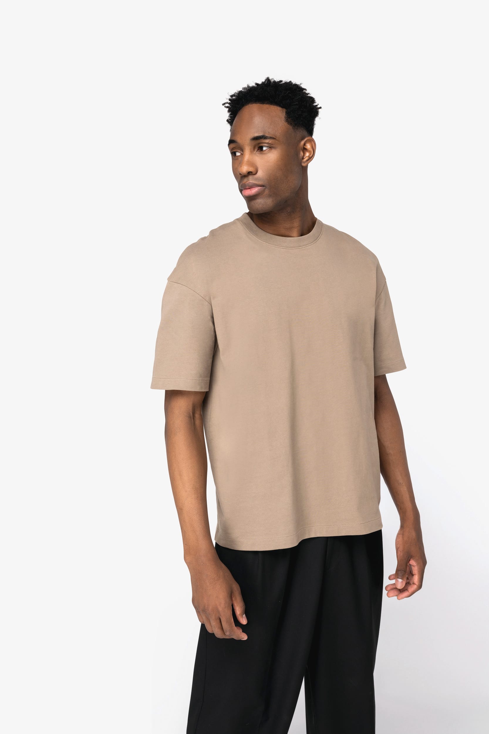 Ecologisch oversized heren-T-shirt