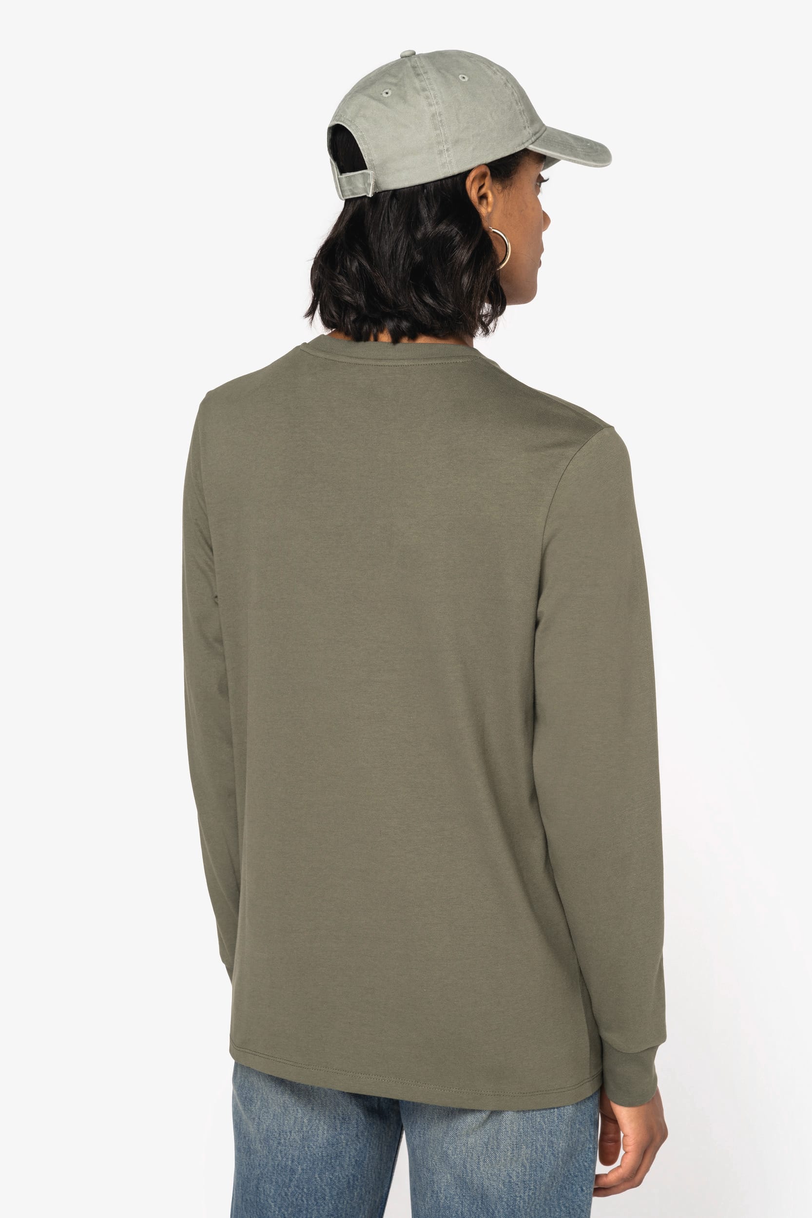 Ecologisch uniseks T-shirt met lange mouwen