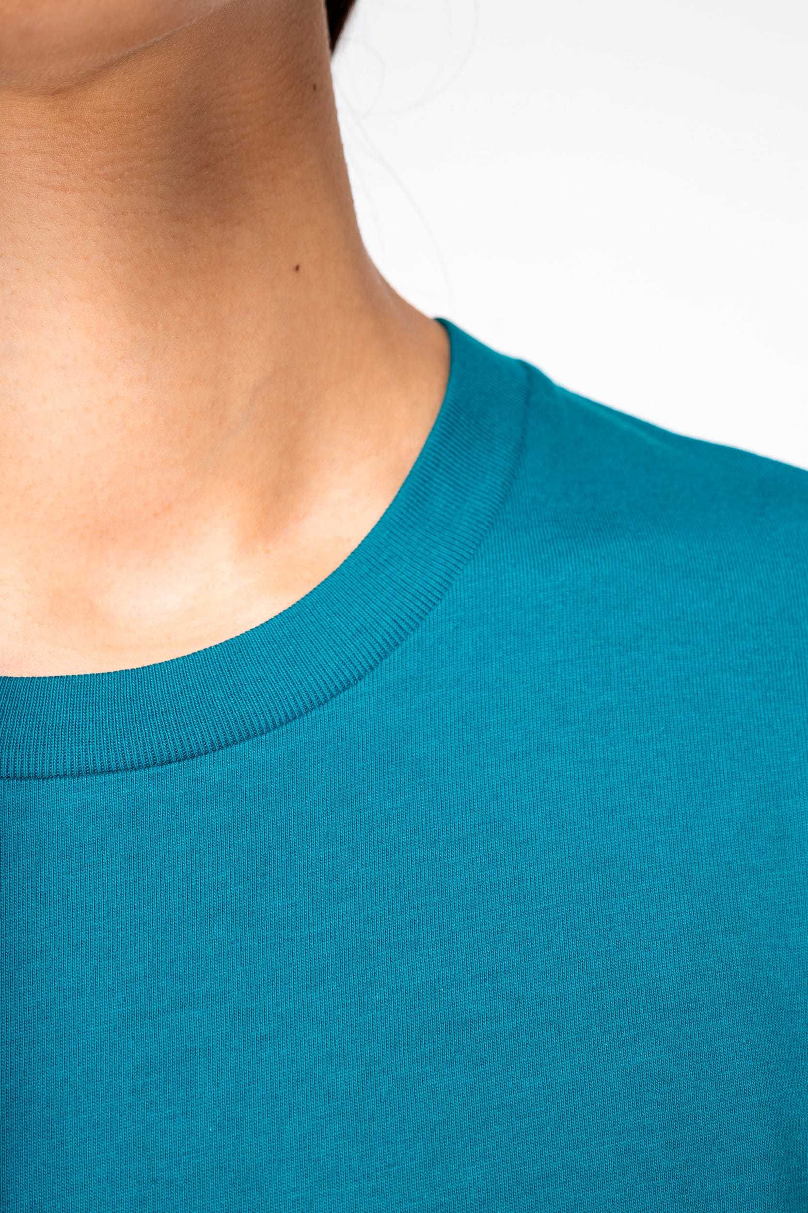 Ecologisch uniseks T-shirt met afhangende mouwen