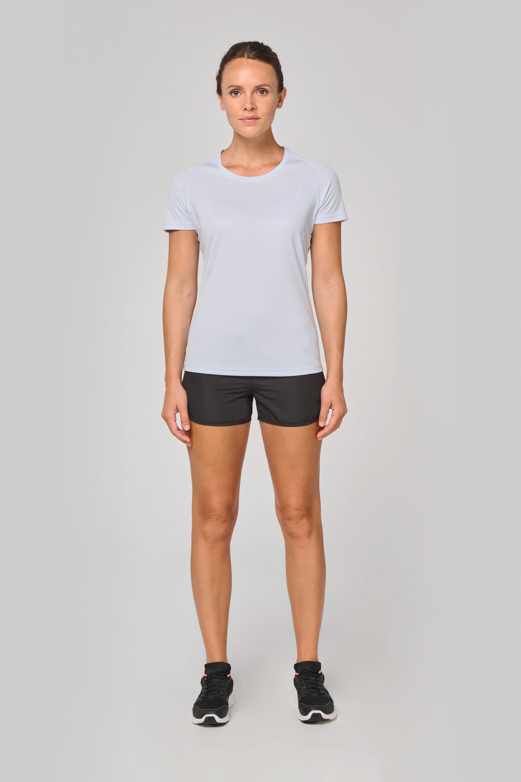 Gerecycled damessport-T-shirt met ronde hals