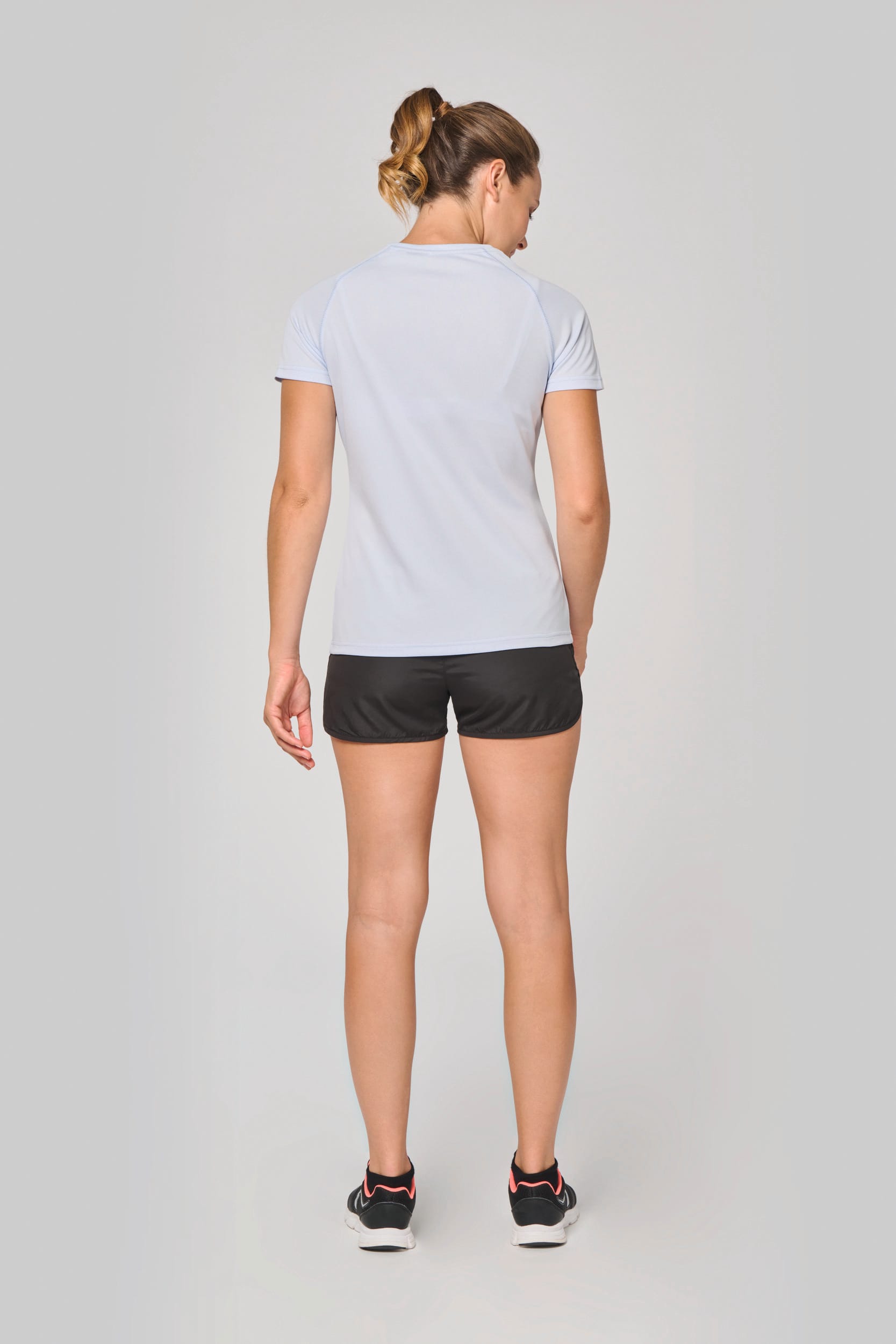 Gerecycled damessport-T-shirt met ronde hals