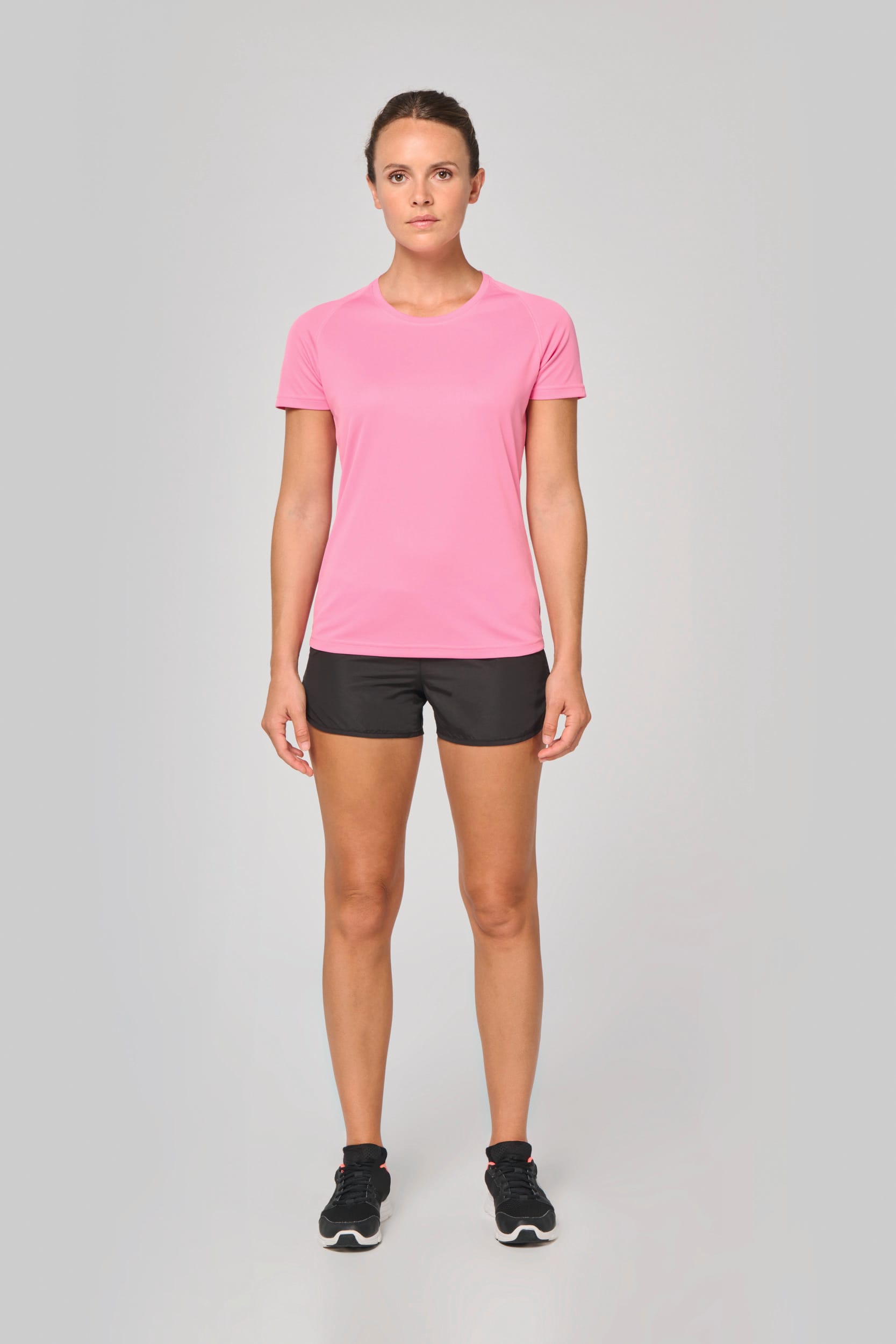 Gerecycled damessport-T-shirt met ronde hals