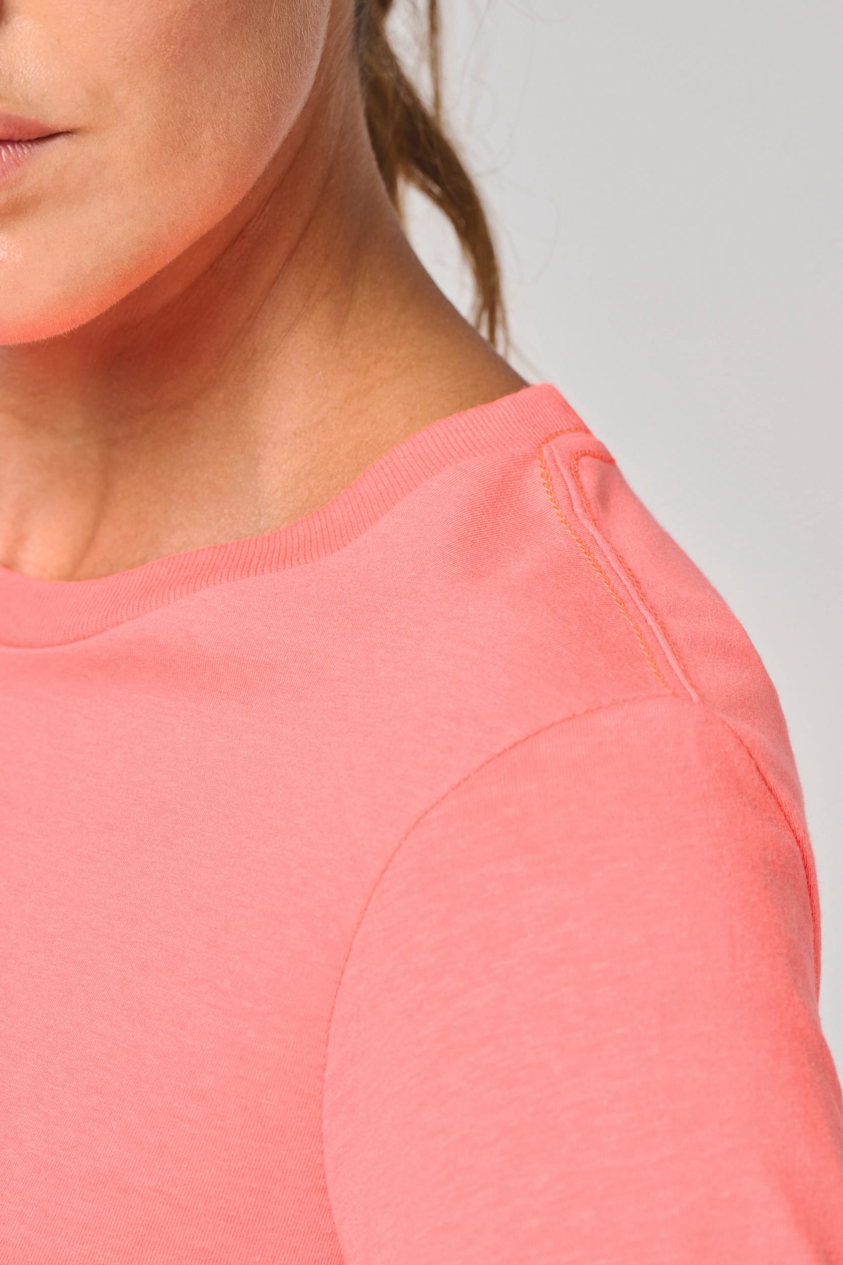 Triblend dames croptop