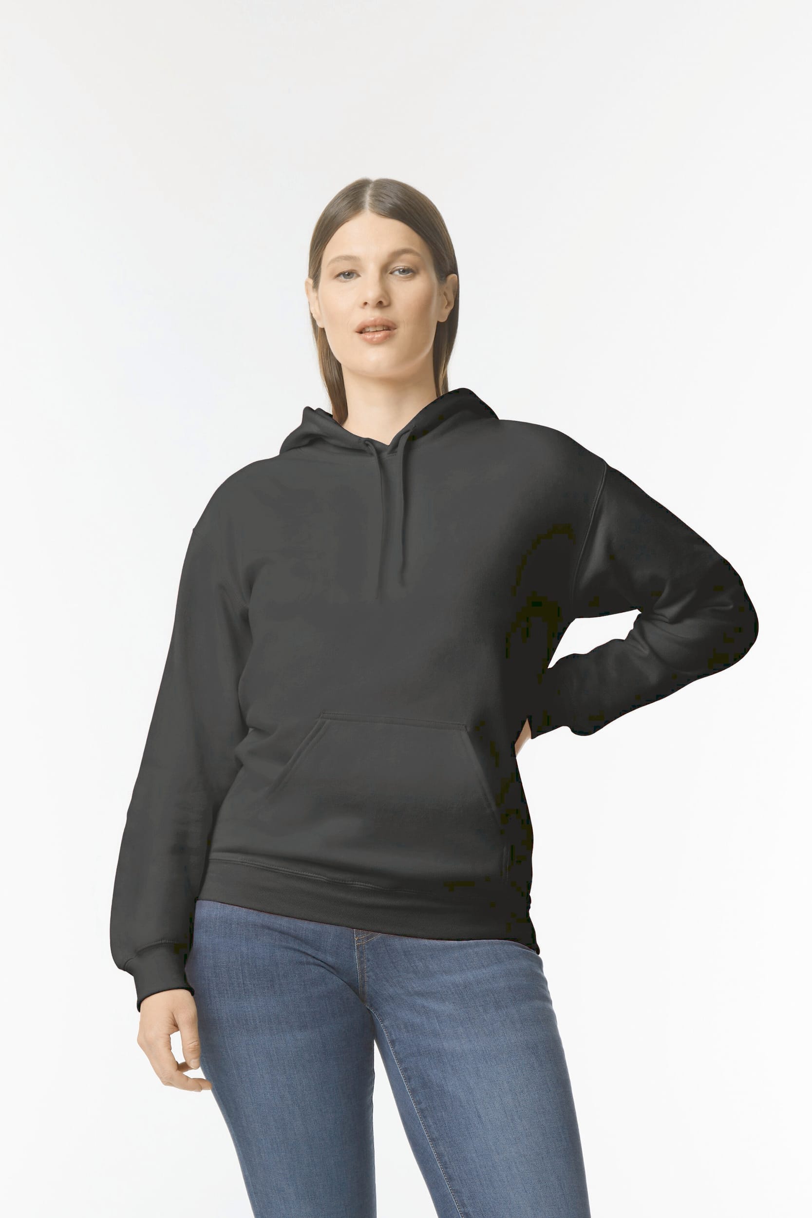 Sweater met capuchon Midweight Softstyle